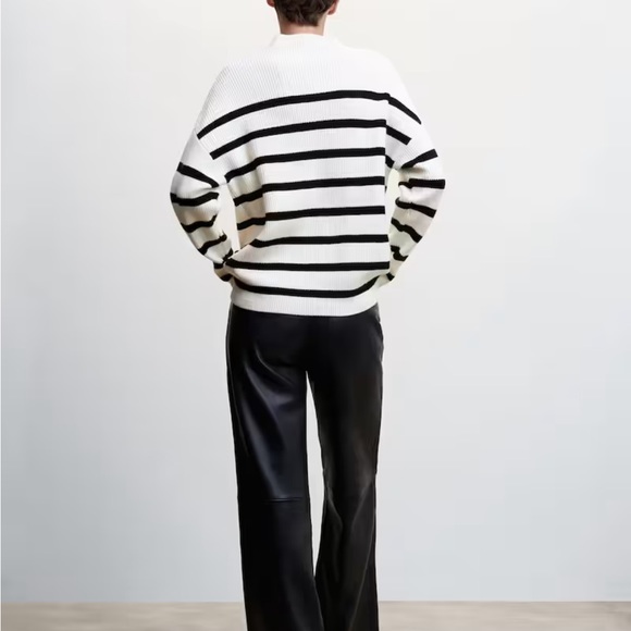 MANGO Striped Rib Sweater - Picture 2 of 8